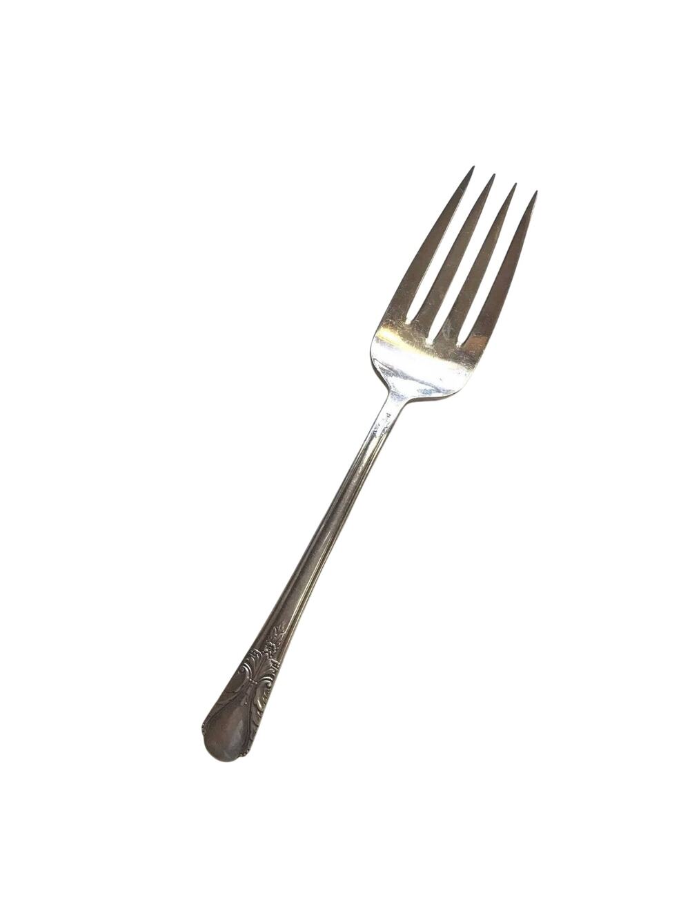 Vintage Silver Cold Meat Serving Fork Avalon 1940